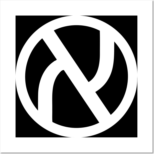 Jewish Anarchist Symbol Wall Art by dikleyt